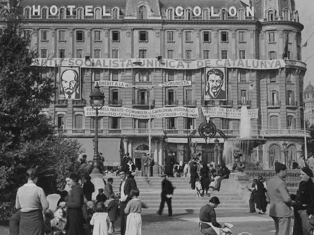 Seu del PSUC a l'hotel Colon l'any 1936 Seu del PSUC a l'hotel Colon l'any 1936