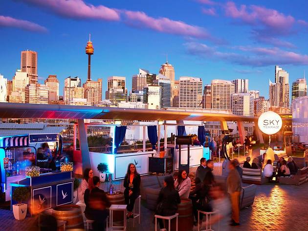 Sky Terrace views night time Sky Terrace views night time