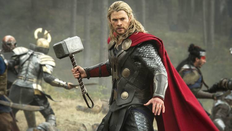 Thor and his hammer