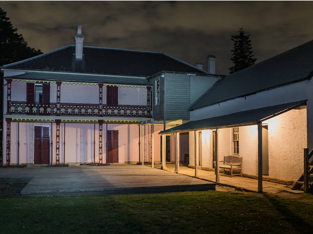 APPI Ghost Tours Haunted house at night
