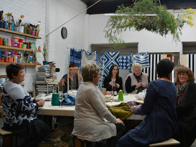 The Happenstore Craft workshop at the Happenstore