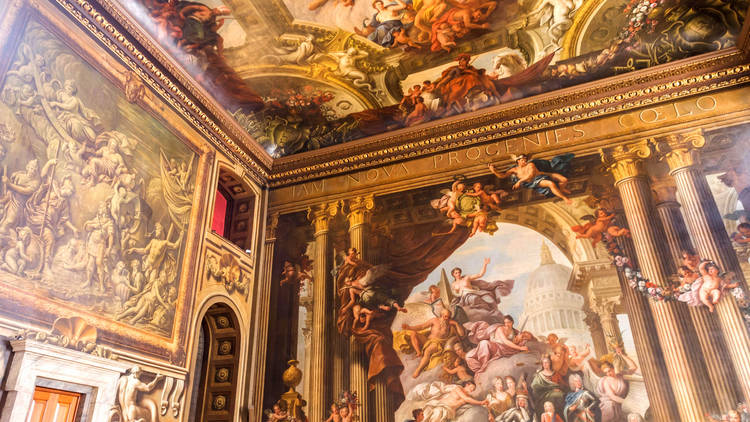 The Painted Hall at the Old Royal Naval College