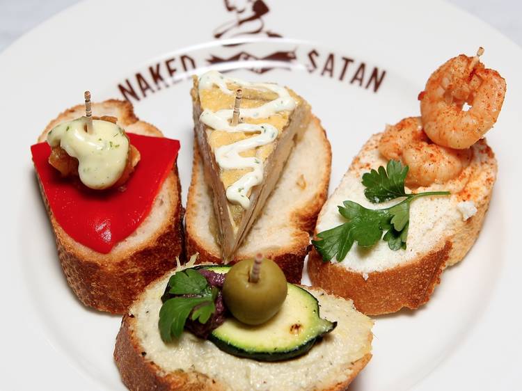 Naked For Satan is no longer doing 50 cent pintxos