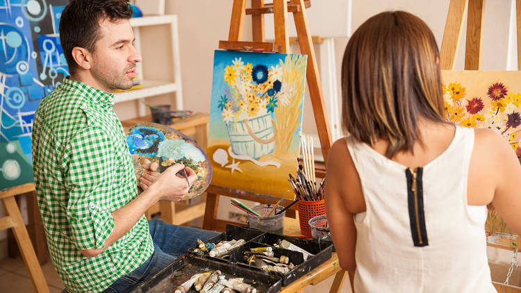 BYOB painting classes