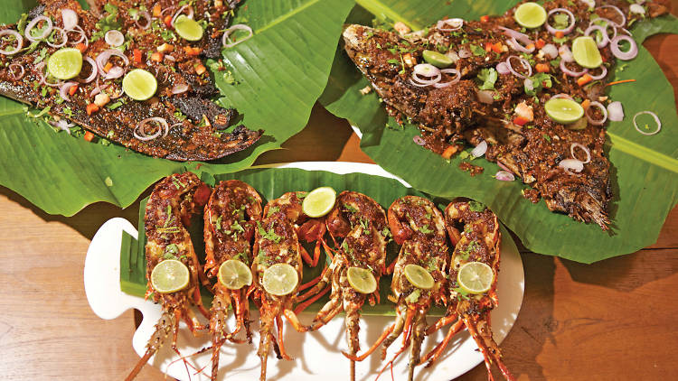 Savour delicious seafood in the island,