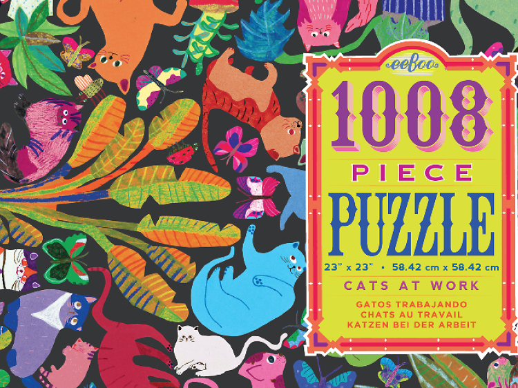 1008 Piece Cats at Work Puzzle