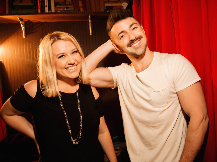 Battle of the Divas hosts Christi Chiello and Matteo Lane face off on their favorite queens
