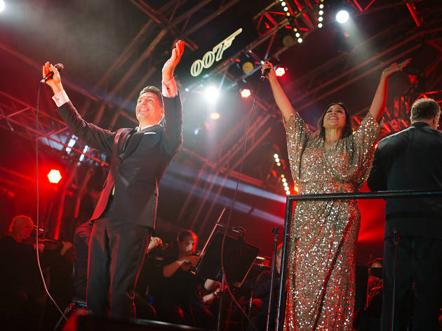 Kate Ceberano and Michael Falzon for The Music of James Bond at City Recital Hall Kate Ceberano and Michael Falzon