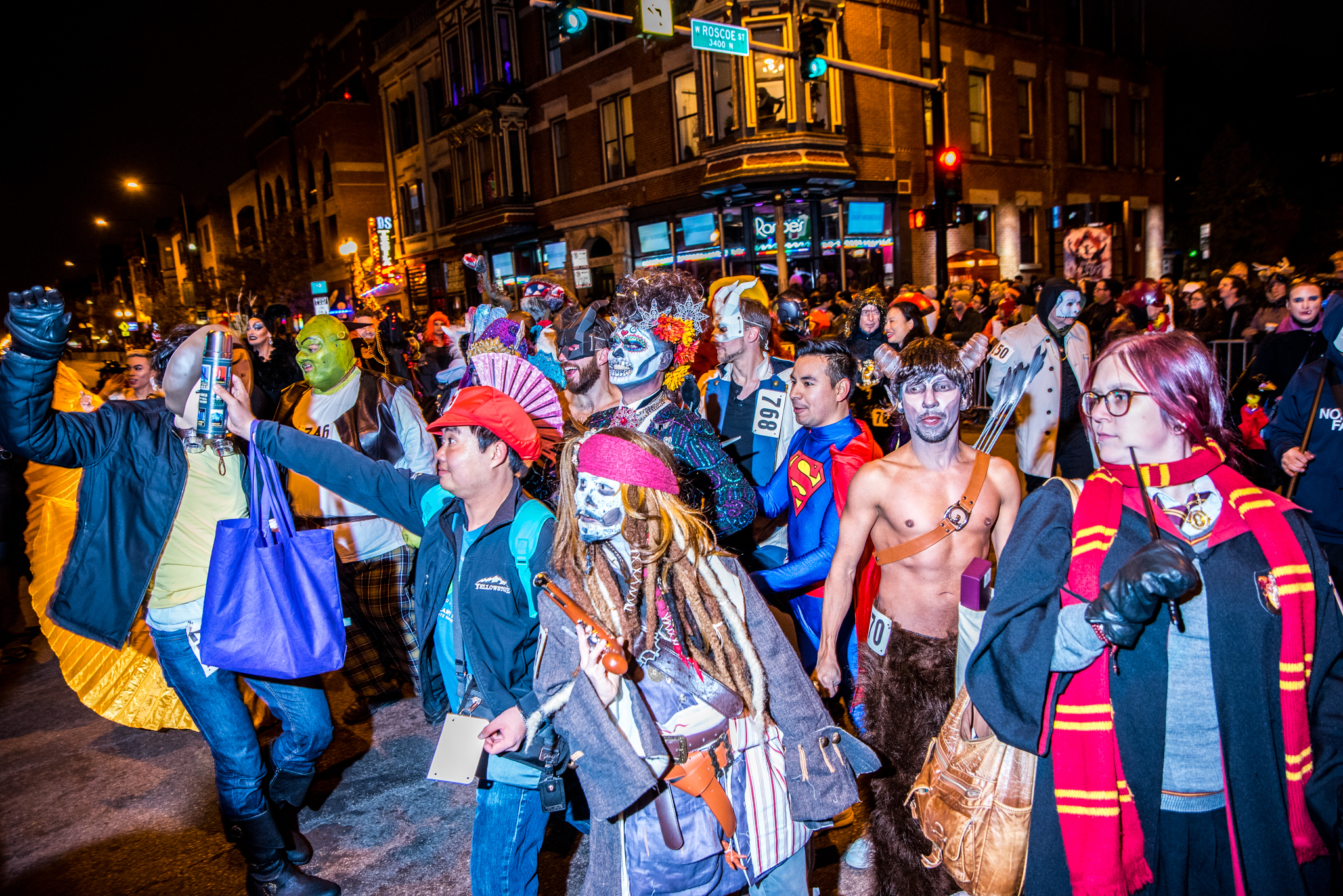 northalsted halloween parade, 2017. 