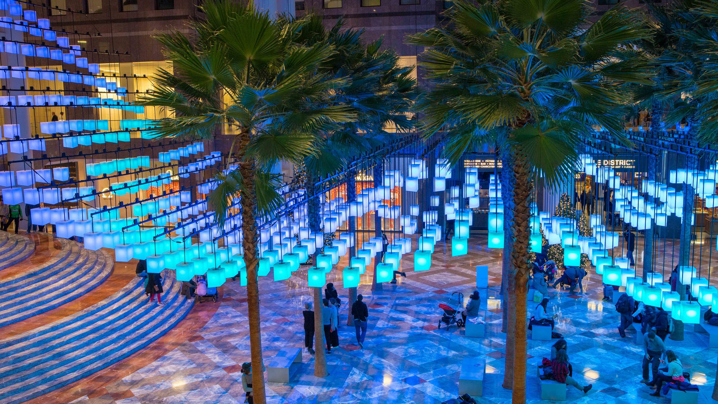 A dazzling light installation is coming to Brookfield Place this month