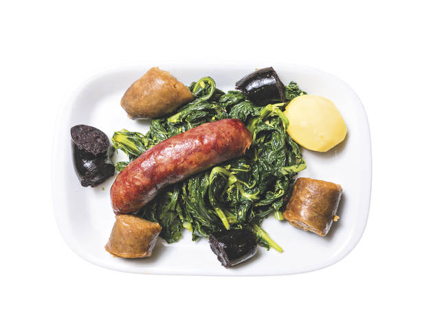 enchidos com grelos da adega da bairrada, tema 526