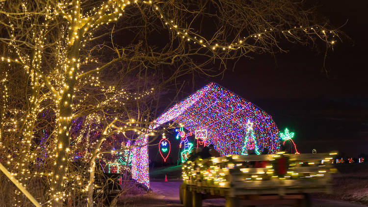 Holiday Light Show at Shady Brook Farm