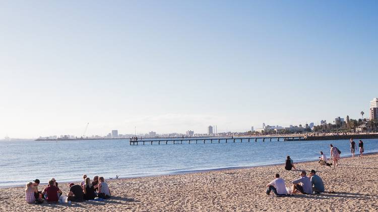 Beach at Around St Kilda