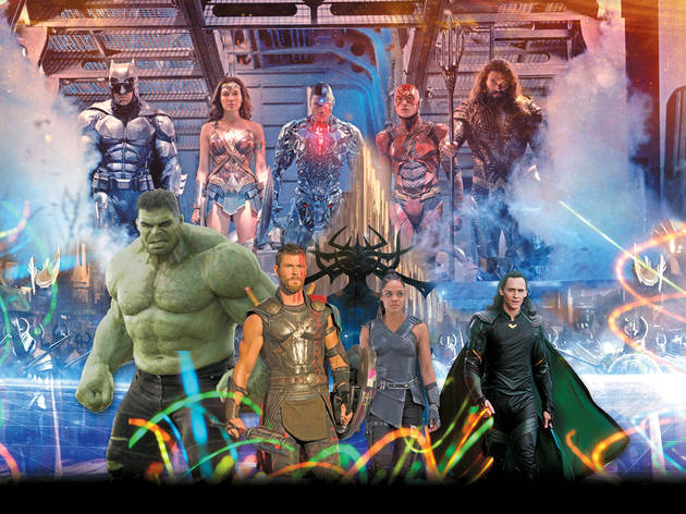 Thor vs. La liga de la justicia Thor vs. La liga de la justicia