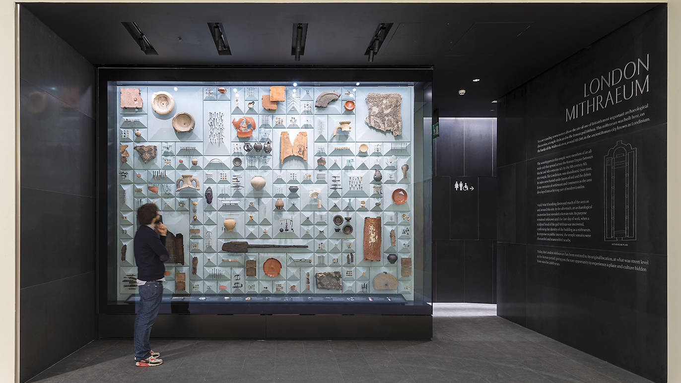 London Mithraeum Bloomberg Space Attractions in Bank, London