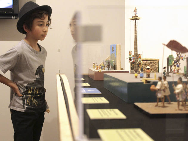 el juego y el arte de la miniatura. Exposición.