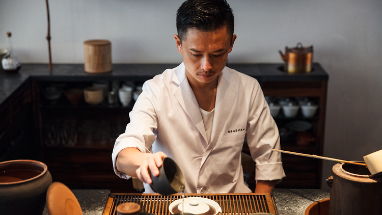 Enjoy a Japanese-style afternoon tea with wagashi at Sakurai