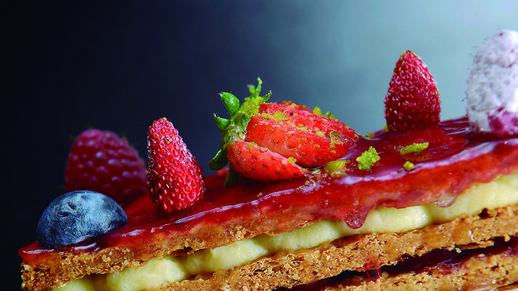 Casa Vives: The berry millefeuille