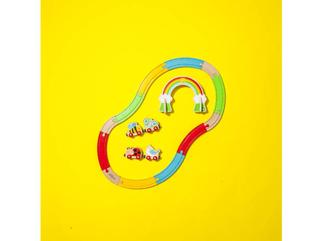 Wooden magnetic garden friends train by Mothercare Wooden magnetic garden friends train by Mothercare