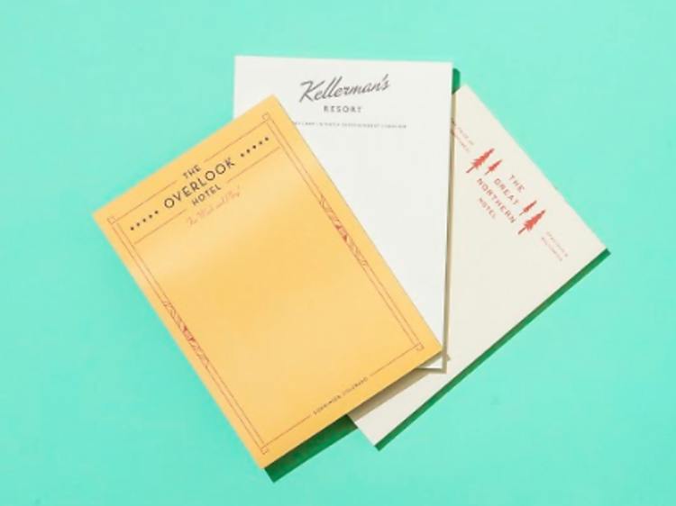 Fictional hotel notepads set