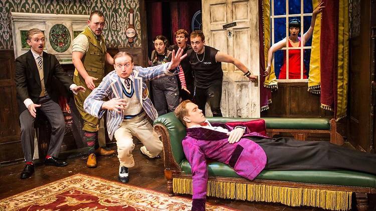 Mischief Theatre performs The Play That Goes Wrong.&#13;Photo: Helen Murray.