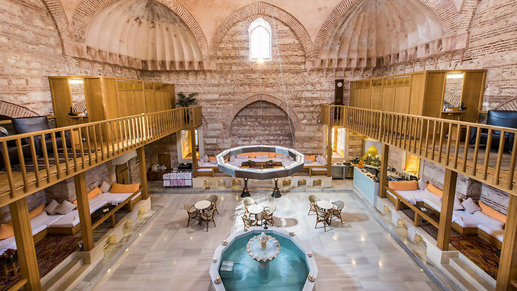 Get a full body scrub at Kılıç Ali Paşa Hamam