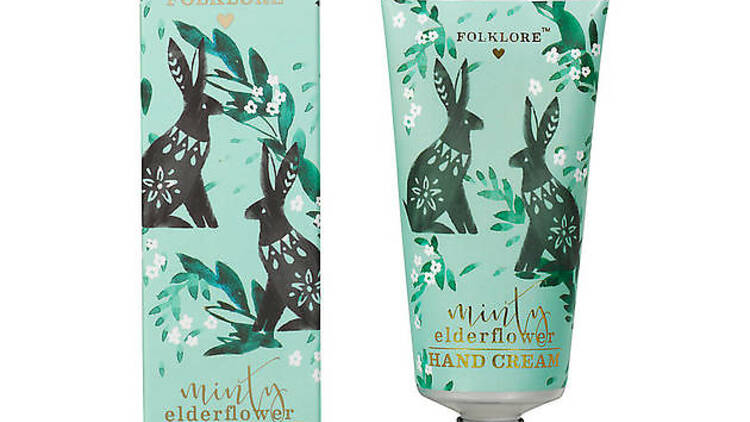 Mint and elderflower hand cream by Folklore