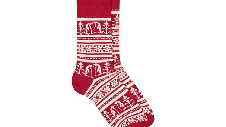 Penguin fairisle socks, Topman