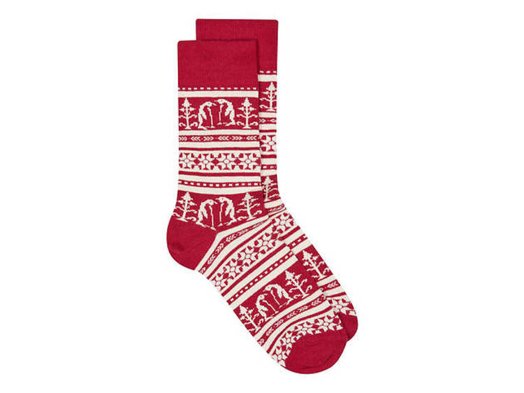 Penguin fairisle socks, Topman