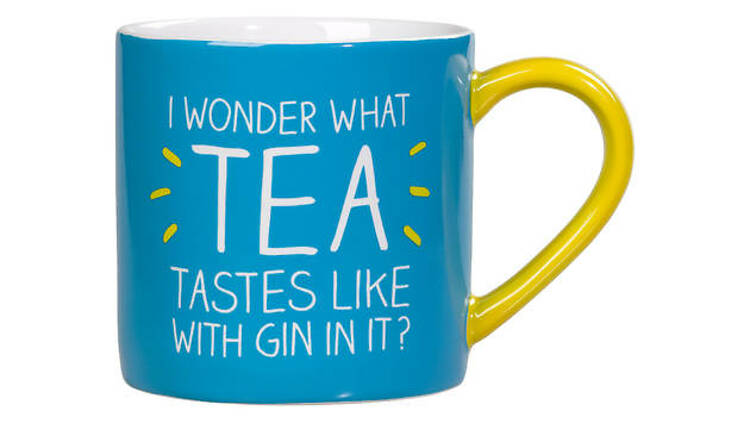 ‘I Wonder What’ tea mug by Happy Jackson