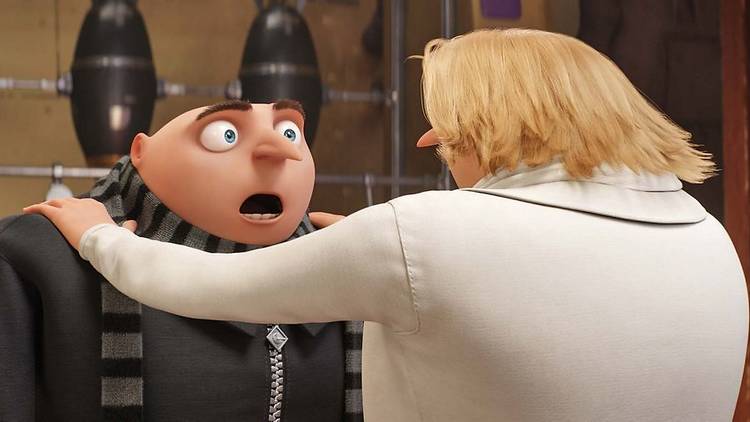Gru is shocked to meet his brother in the computer-animated comedy Despicable Me 3.&#13;Copyright: Universal Pictures. All Rights Reserved.