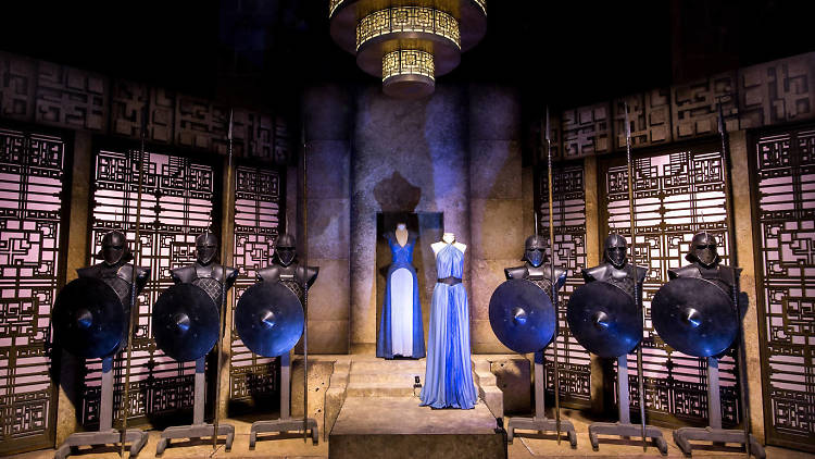 La sala Daenerys Targaryen de la exposición Game of thrones: The touring exhibition'