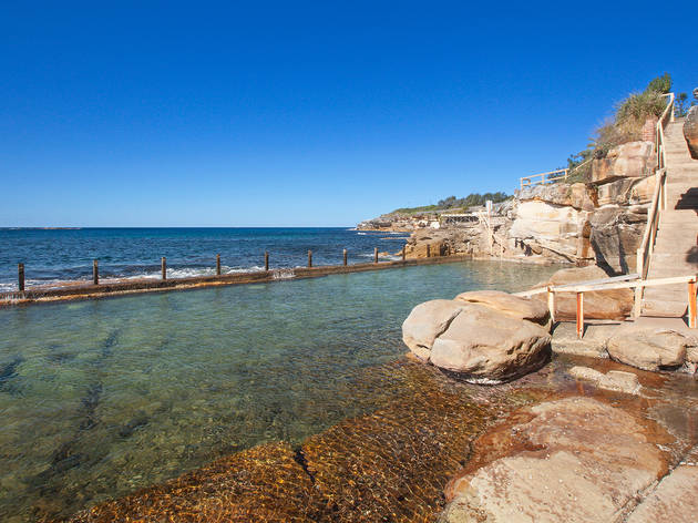 McIver's Ladies Baths View of the ocean from the pool at Coogee Women's Baths