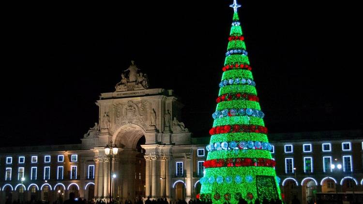 árvore natal terreiro do paço