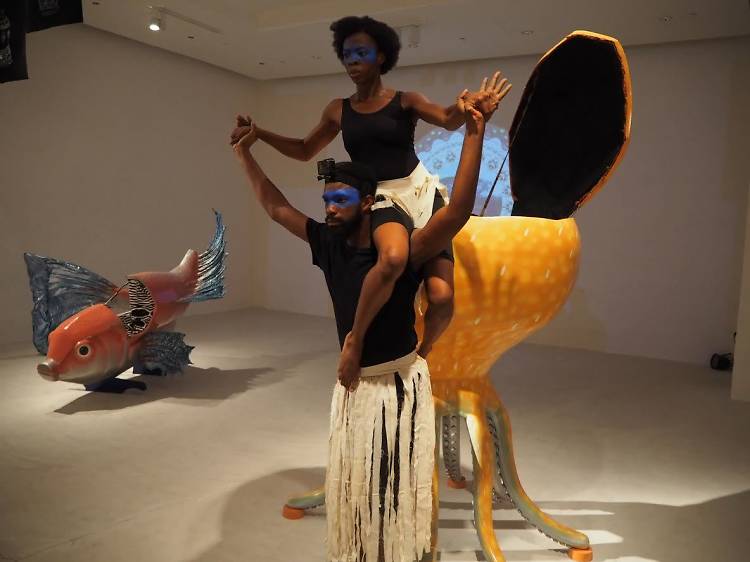 Paa Joe and Elisabeth Efua Sutherland exhibition