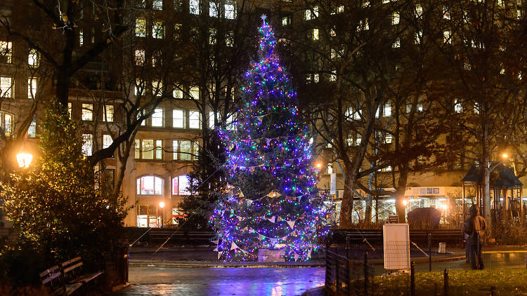 Madison Square Park Christmas tree