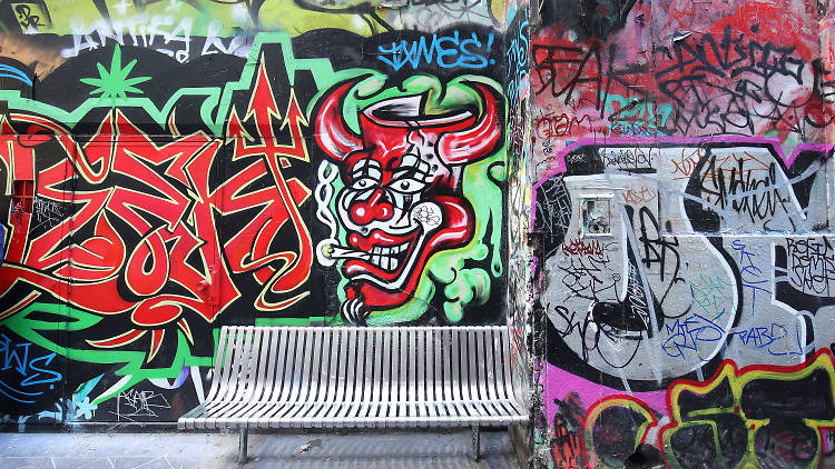 Snap some street art at Centre Place