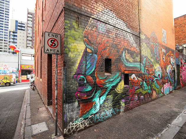 Croft Alley, Melbourne Street Art 2017, photo credit: Graham Denholm Croft Alley, Melbourne Street Art 2017, photo credit: Graham Denholm