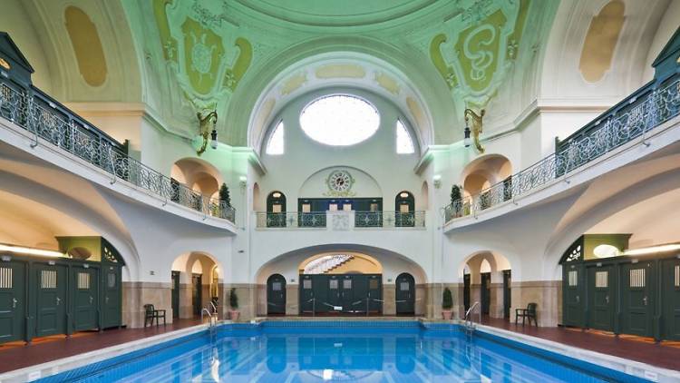 Kick back at an Art Nouveau sauna in Munich