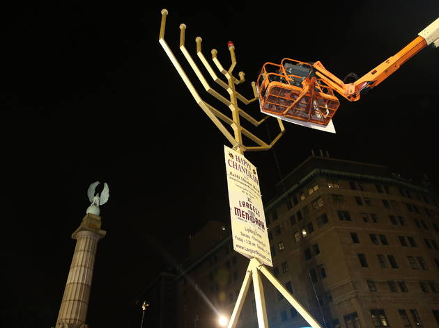 Largest Menorah Lighting and Kickoff