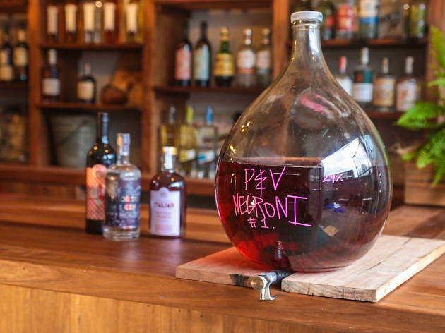 Large cocktail jug at P & V Wine and Liqour Large cocktail jug at P & V Wine and Liqour