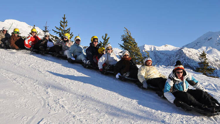 Get in formation in the French Alps