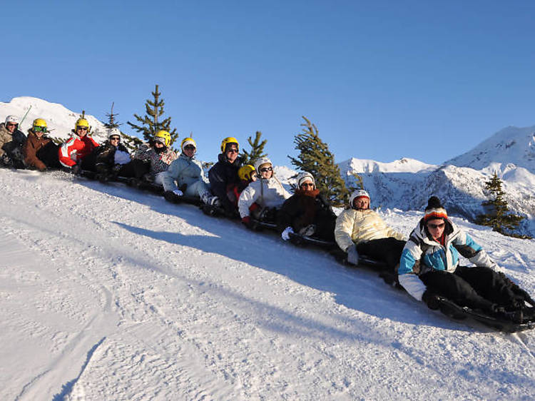 Get in formation in the French Alps