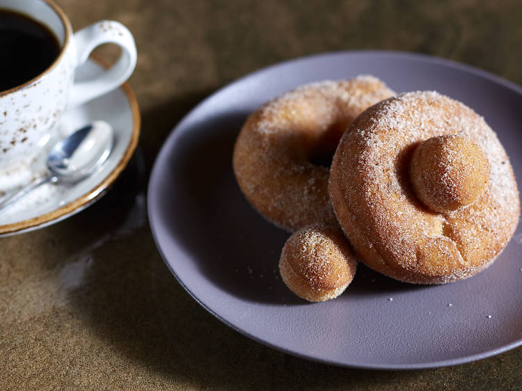 Fried-to-order donut at Band of Bohemia