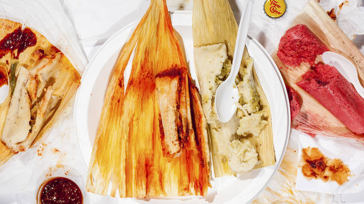 Tamales at Chilo Y Chela