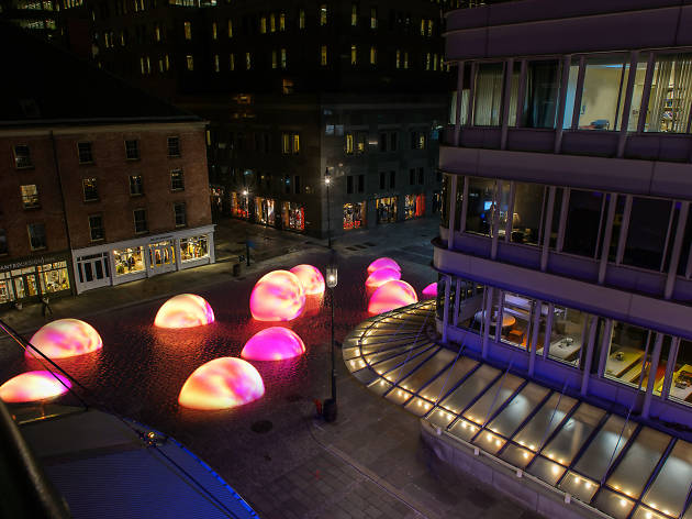 A Trippy Outdoor Art Installation Opens At The Seaport District On A Trippy Outdoor Art Installation Opens At The Seaport District On Tuesday