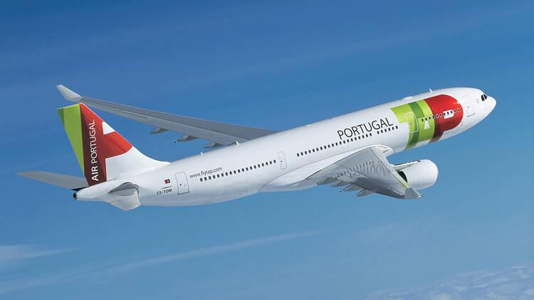 A pair of plane tickets from TAP Air Portugal