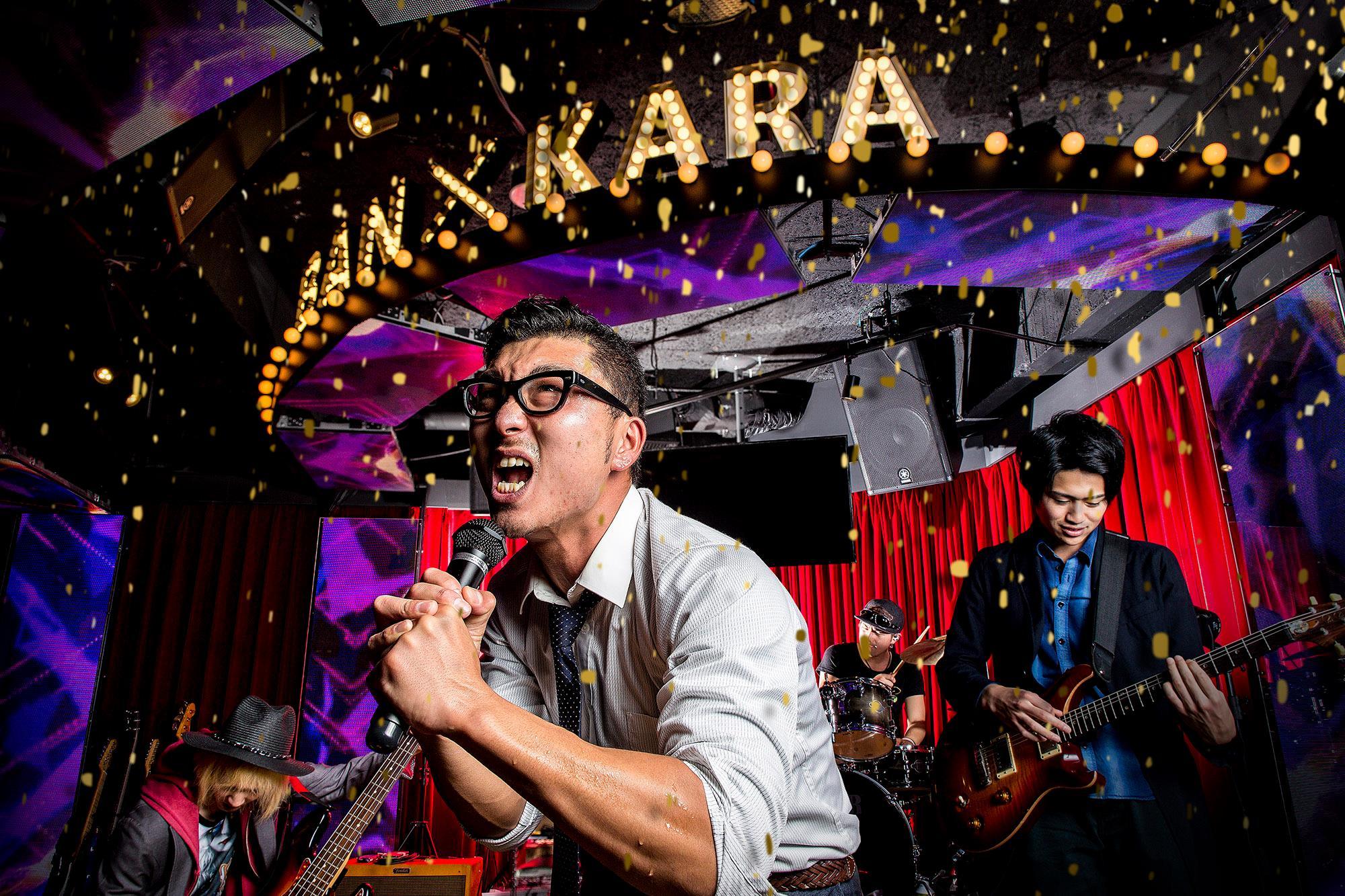 People sing and dance at the Tokyo-style karaoke bar in the downtown EDC  area during the final …