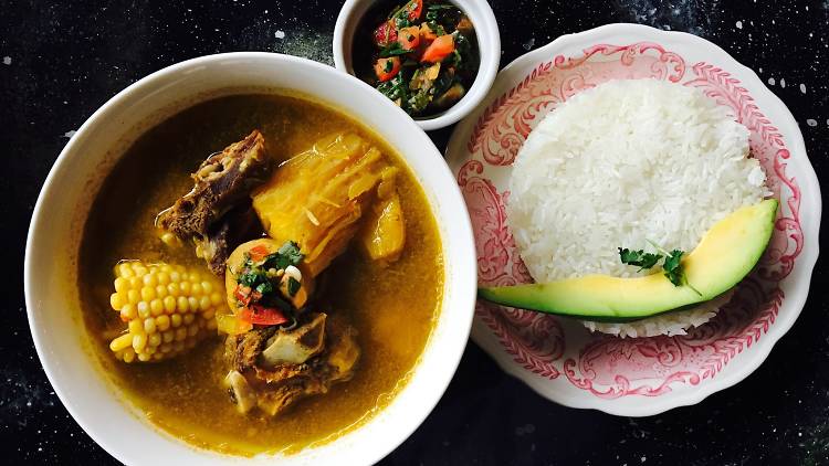 The Sancocho at Usaquén, a Colombian restaurant in North Philadelphia