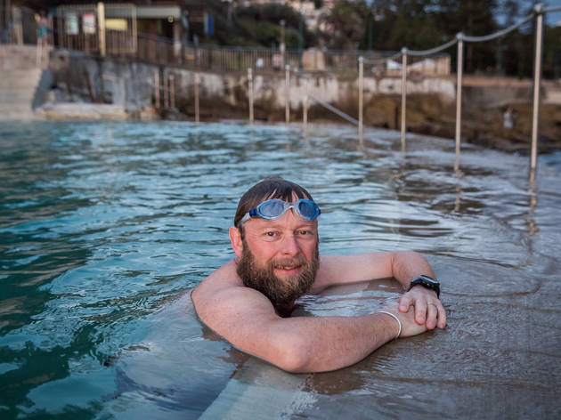 Cathal Murphy swimming at Bronte Pools Cathal Murphy swimming at Bronte Pools